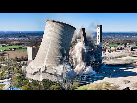 Explosive Demolition of Power Plant and Cooling Tower thumbnail