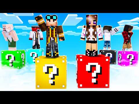 BEDWARS CON I LUCKYBLOCK CONTRO I MIEI AMICI SU MINECRAFT!! thumbnail