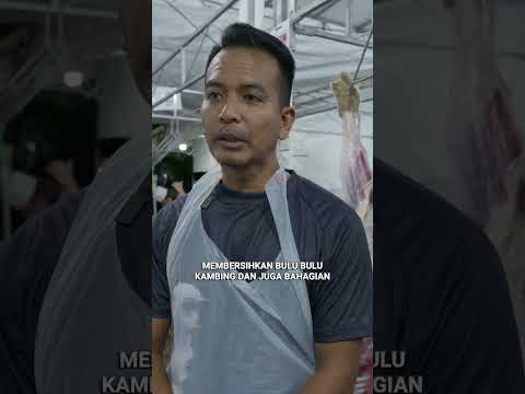 Proses Melapah Kambing Korban Di Singapura thumbnail