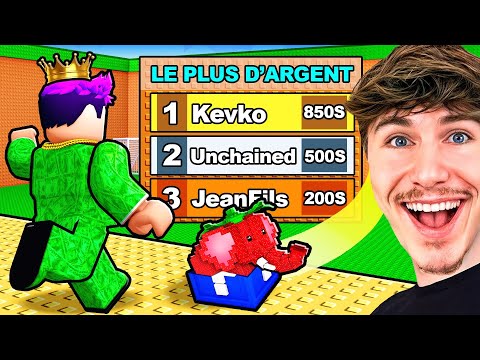 J’AI ATTEINT LE TOP DU CLASSEMENT SUR KICK A LUCKY BLOCK !! thumbnail