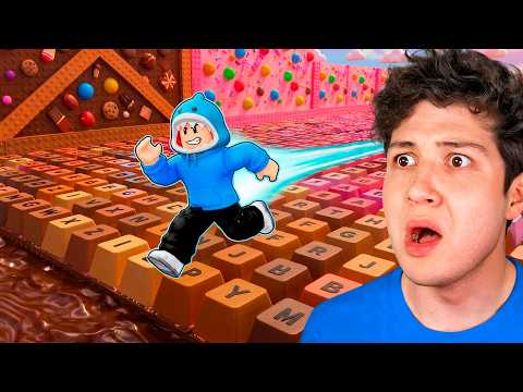 Me CONVERTÍ en el JUGADOR más RÁPIDO en ESCAPA del TECLADO de VELOCIDAD! 🏃‍♂️⚡️ (Roblox) thumbnail