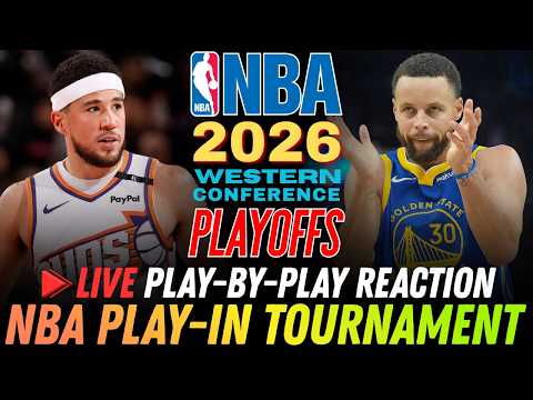 ?GSW VS PHOENIX SUNS │ 2026 NBA PLAY-IN TOURNAMENT Basketball Play-By-Play Reaction & Scoreboard thumbnail