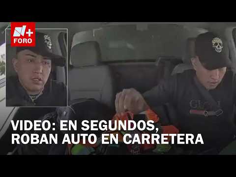 Roban auto con violencia en circuito exterior mexiquense en Edomex thumbnail