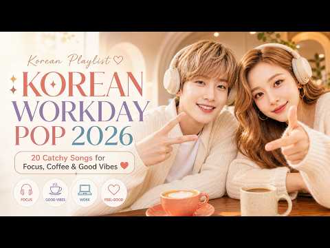 ????????☕ That Makes Work Feel Like a Coffee Date｜Korean R&B Pop 2026・Music for Work, Study thumbnail