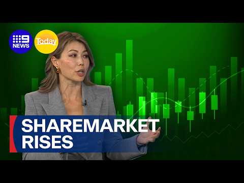 Sharemarket rises following US and Iran peace talks | 9 News Australia thumbnail
