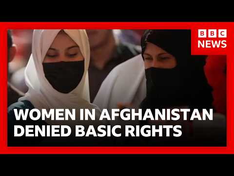 Women in Afghanistan erased from public life under Taliban regime | BBC News thumbnail