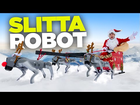 HO COSTRUITO UNA SLITTA ROBOT DI NATALE thumbnail