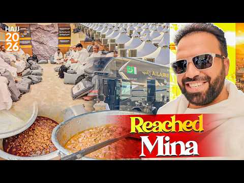 FIRST DAY in MINA 😍 Inside Mina Camps, Facilities, Food & Bags ✨ Hajj 2026 Exclusive 🤍 thumbnail