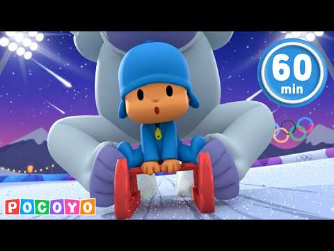 🏅 ¡Pocoyo participa en los JUEGOS DE INVIERNO! | Esquí, curling y mucho más | Pocoyo 🇪🇸 Español thumbnail