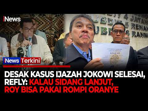 Refly Harun Desak Kasus Ijazah Jokowi Dihentikan: "Roy Suryo Bisa Pakai Rompi Oranye Kalo Lanjut" thumbnail