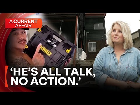 Clients say builder films too many TikToks to get any work done | A Current Affair thumbnail