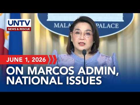 LIVE: Presidential Communication Office press briefing I June 1, 2026 thumbnail