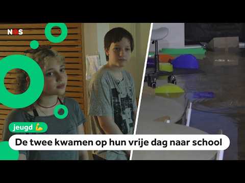 School van Ewout en Ashley staat onder water: 'Ik was bezorgd' thumbnail