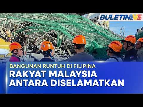 BANGUNAN RUNTUH DI FILIPINA | Rakyat Malaysia Antara Diselamatkan, 19 Dikhuatiri Masih Terperangkap thumbnail