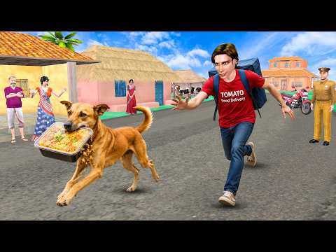 Biryani Packing | Delivery Boy Parcel Dog Thefting Comedy Hindi Kahaniya thumbnail
