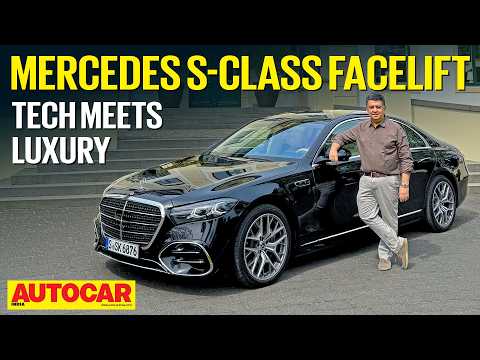 2026 Mercedes-Benz S-class facelift review - Bolder face, smarter brain | Drive | Autocar India thumbnail