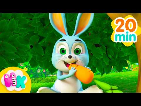 Bunny, Hop Hop Hop! 🐰🥕 Songs for Kids | HeyKids Nursery Rhymes thumbnail