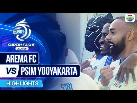 Arema FC VS PSIM Yogyakarta - Highlights | BRI Super League 2025/26 thumbnail