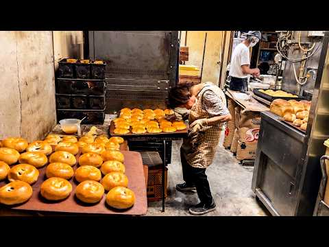 84 & 91 Years Old These Japanese Bakers REFUSE to retire! 50Yen Bread! thumbnail