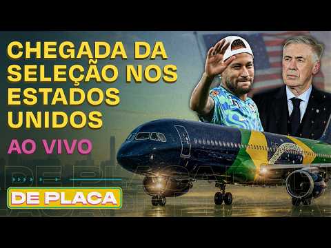 SELEÇÃO CHEGA NOS EUA PARA A COPA! BRASIL RUMO AO HEXA | De Placa 02/06/26 thumbnail