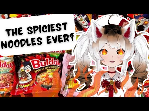 Vtuber Eats the Spiciest Korean Ramen! thumbnail