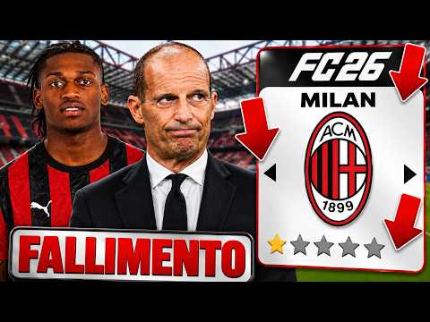 RICOSTRUISCO IL MILAN DOPO L'ESONERO DI ALLEGRI e IL FALLIMENTO TOTALE della STAGIONE thumbnail
