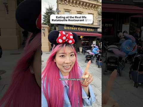 People were watching me at the end 🙊 🍽️ #ratatouille #foodie #yinrun #disney #mukbang thumbnail