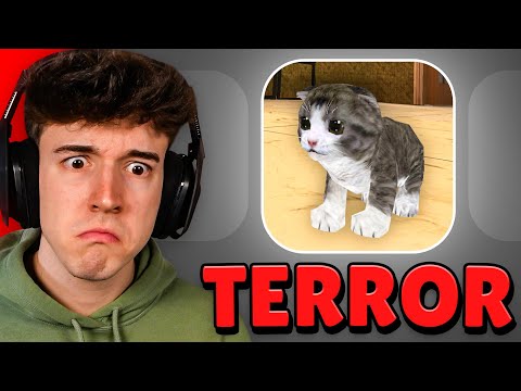REACCIONO a EL JUEGO MOVIL de GATOS QUE DABA TERROR thumbnail