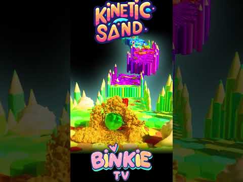 🥒🎳 Bowling Ball Smashes Kinetic Sand Vegetables Z Is for Zucchini | Binkie TV thumbnail