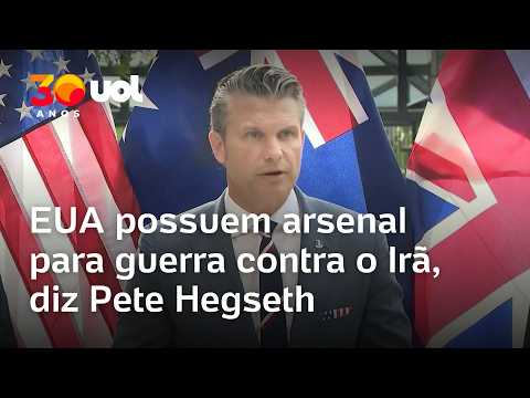 Chefe do Pentágono cita 'preocupação justificada' sobre fortalecimento militar da China; vídeo thumbnail