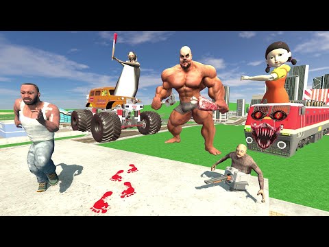 Franklin Fight With All Horror Ghosts In Indian Bike Driving 3D: thumbnail
