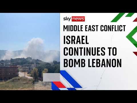 Israel continues to bomb Lebanon despite Trump claiming there will be a ceasefire thumbnail