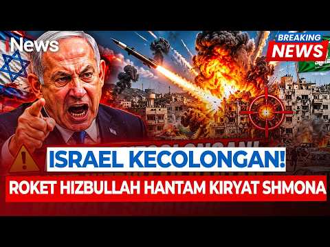 PERTAHANAN ISRAEL JEBOL! Roket Hizbullah Hantam Kiryat Shmona |BREAKING NEWS thumbnail