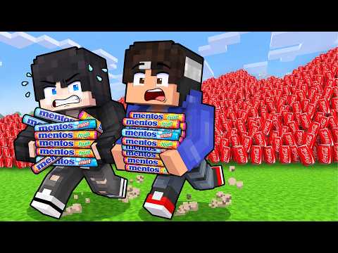 Mentos Vs Coke Soda in Minecraft thumbnail