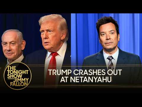 Trump DGAF About "Boring" Iran Peace Talks, Calls Israel's Netanyahu "F**king Crazy" | Tonight Show thumbnail