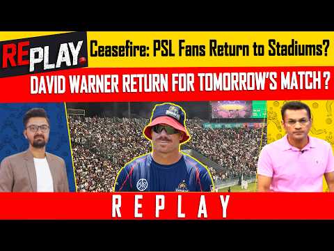Ceasefire: PSL Fans Return to Stadiums? | David Warner Return for Tomorrow’s Match? | DN Sport thumbnail