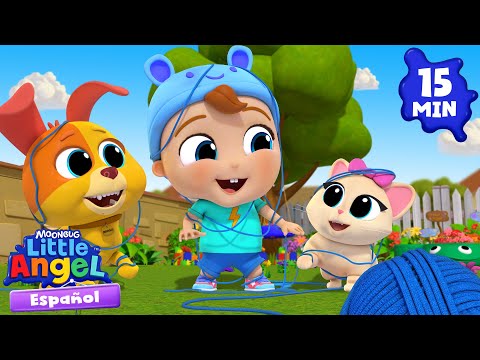Cita de juegos con perritos 🐶 Canciones Infantiles 🎵 Little Angel Español thumbnail