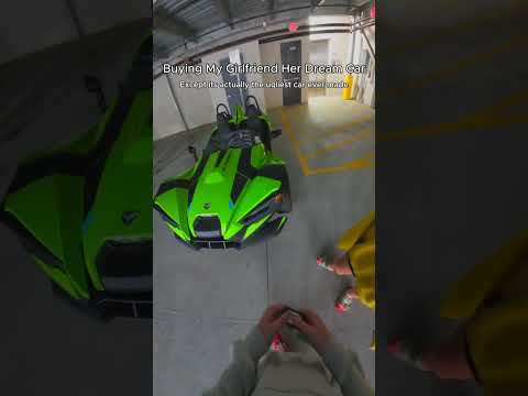 Buying my girlfriend her dream car…GONE WRONG #dreamcar #couple #couplegoal #iloveher #bikerboy thumbnail