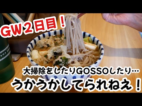 【GW2日目】連休だからとうかうかしてられねぇ！大掃除にGOSSOに勉強計画！/一人暮らしのゴールデンウイークの過ごし方 thumbnail