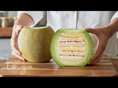 Melon Layer Cake Recipe | Emojoie thumbnail