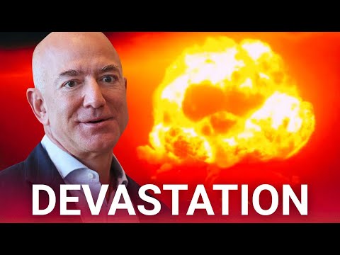 Jeff Bezos dealt crushing blow as Blue Origin rocket explodes in massive fireball thumbnail