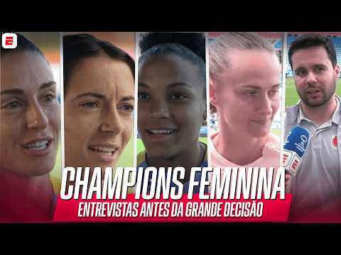 PUTELLAS, BONMATÍ, VICKY LÓPEZ, GRAHAM HANSEN E GIRALDÉZ FALAM ANTES DA FINAL A CHAMPIONS FEMININA thumbnail