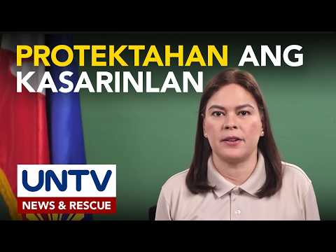VP Sara Duterte, nanawagan na protektahan ang kasarinlan ng mga institusyon gaya ng Senado thumbnail