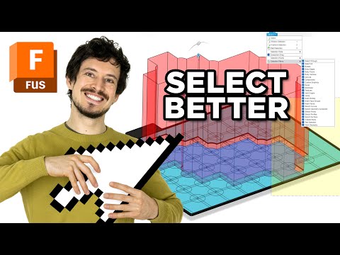 Selection Tool Tips in Autodesk Fusion // CAD Tutorial thumbnail