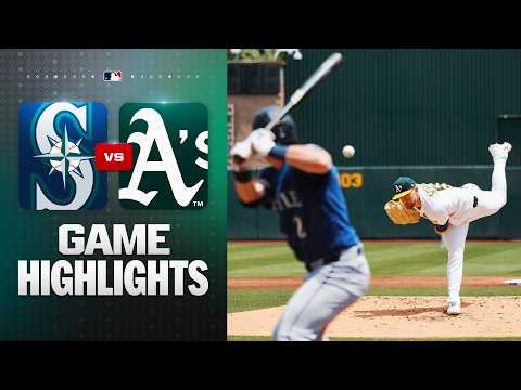 Mariners vs. A's Game Highlights (5/27/26) | MLB Highlights thumbnail
