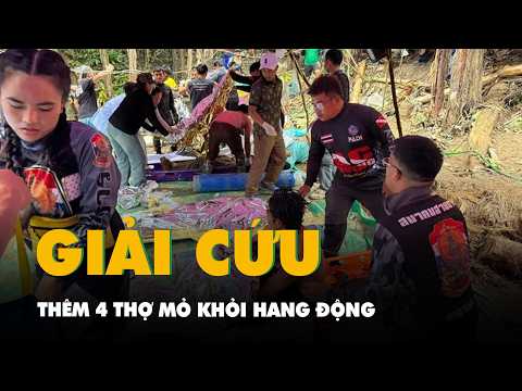 Lào: Thêm 4 thợ mỏ được giải cứu khỏi hang động sau 10 ngày mắc kẹt thumbnail