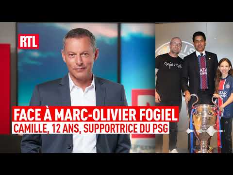 Gazée après le sacre du PSG puis invitée à l'Élysée : Camille, 12 ans, face à Fogiel sur RTL thumbnail