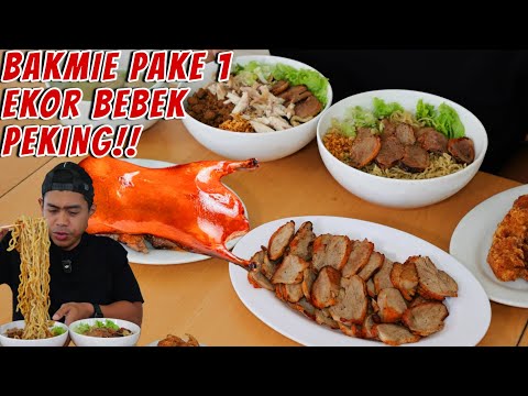 MAKAN BAKMIE DISINI BISA PAKE 1 EKOR BEBEK PEKING PANGGANG!! thumbnail