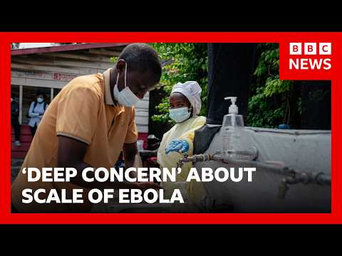 WHO 'deeply concerned' about Ebola outbreak in Democratic Republic of Congo | BBC News thumbnail