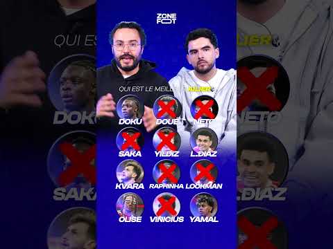 Qui est le MEILLEUR AILIER cette SAISON ? ⚽️🏆Il ne doit en rester QU’UN 🤯 #footballshorts #ucl thumbnail